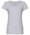 SS712 614200 Fruit of the Loom Lady Fit Original T-Shirt Heather Grey colour image
